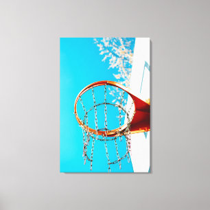 Basketball Hoop Leinwanddruck