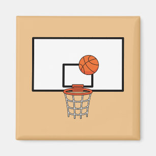Basketball Hoop Magnet