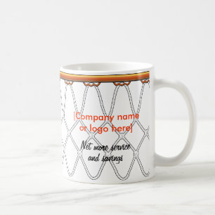 Basketball Hoop Net_black Kontur_Firmenwerbung Kaffeetasse