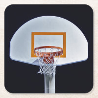 Basketball Hoop Paper Untersetzer
