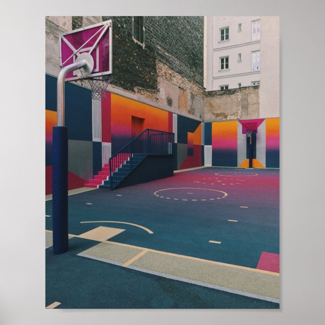 Basketball Hoop Poster (Vorne)