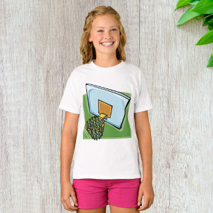 Basketball Hoop Sportuntergrund und Netz T-Shirt