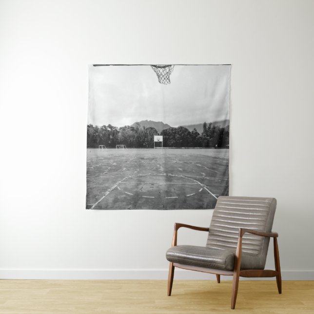 Basketball Hoop Wandteppich (Beispiel)