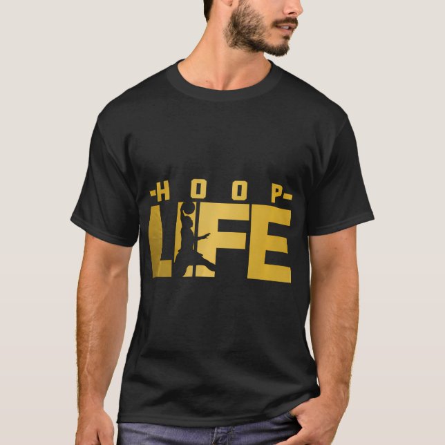 Basketball Hoops Sport Basketball Basketball Baske T-Shirt (Vorderseite)