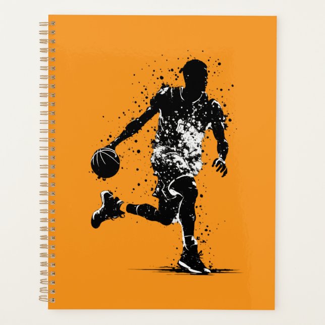Basketball hört nie auf planer (Vorderseite)