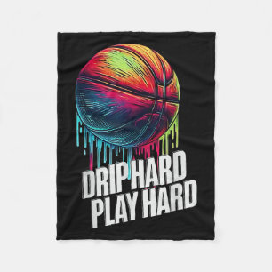 Basketball Ice Cream Tropfen für Jungen Girls Juge Fleecedecke