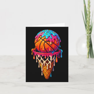 Basketball Ice Cream Tropfen für Jungen Girls Juge Karte