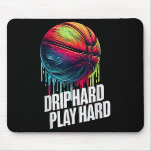 Basketball Ice Cream Tropfen für Jungen Girls Juge Mousepad