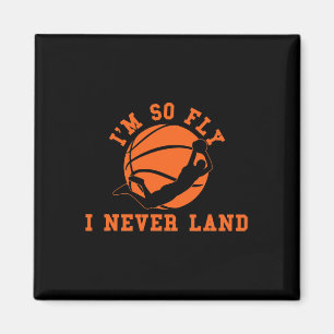 Basketball Ich bin so fliegend, dass ich nie Bball Magnet