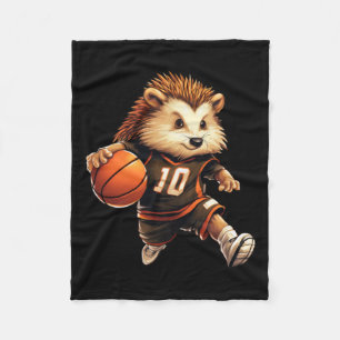 Basketball-Igel Fleecedecke