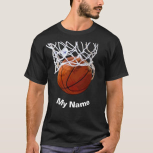 Basketball Ihr Name Benutzerdefiniert T-Shirt