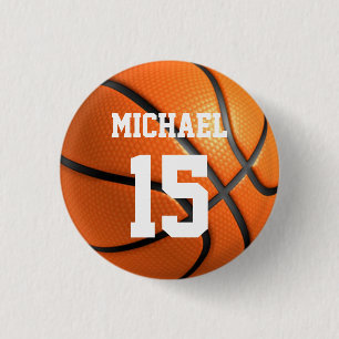 Basketball Ihr Name Button