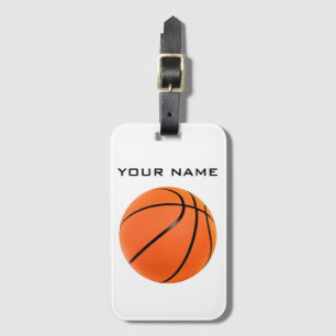Basketball Ihr Name Gepäckanhänger