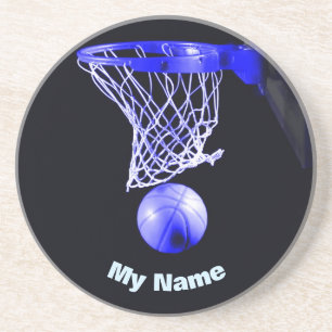 Basketball Ihr Name Getränkeuntersetzer