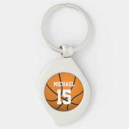 Basketball Ihr Name individuell einstellbar Schlüsselanhänger