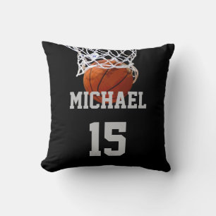 Basketball Ihr Name Kissen