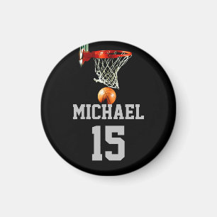 Basketball Ihr Name Magnet