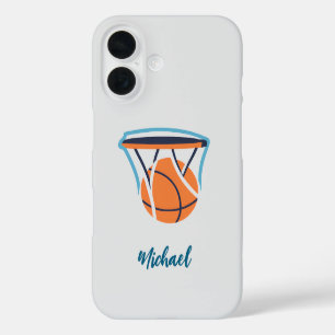 Basketball Ihr Name Persönlich iPhone 16 Hülle