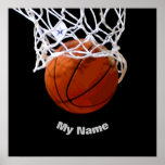 Basketball Ihr Name Poster<br><div class="desc">Digitale Sporting Images and Artworks - Wir Liebe Basketball - American Popular Sports</div>