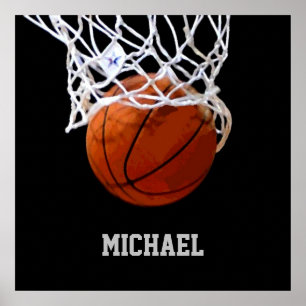 Basketball Ihr Name Poster