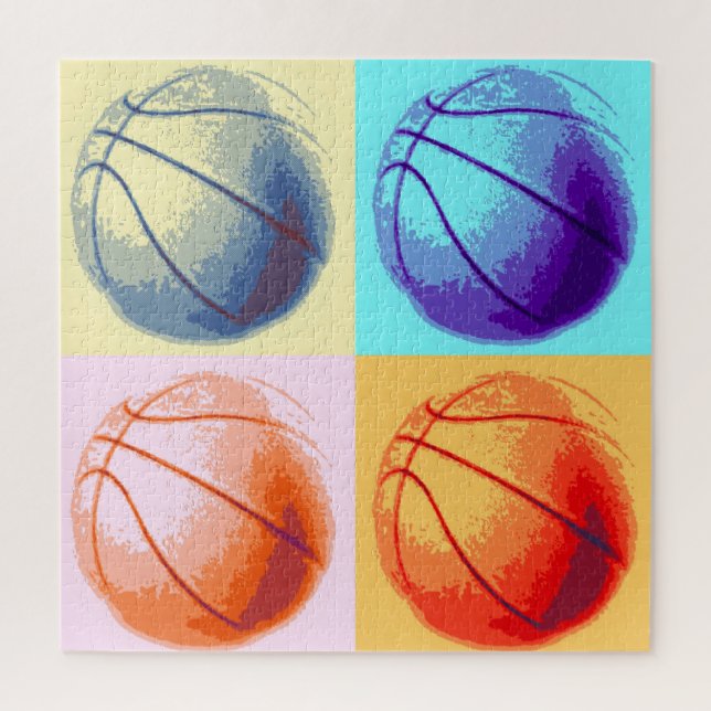 Basketball Illustration Malerei Pop Sport (Vertikal)