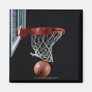 Basketball im Band Magnet