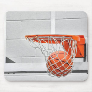 Basketball im Netz Mousepad