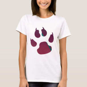 Basketball in Form eines Kies T-Shirt