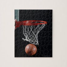 Basketball in Hoop