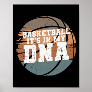 Basketball in meinem DNA-Ordner 1 Poster