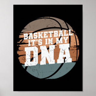 Basketball in meinem DNA-Ordner 1 Poster