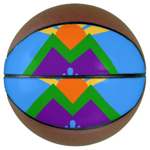 Basketball in voller Größe mit Fahne von Manitou S
