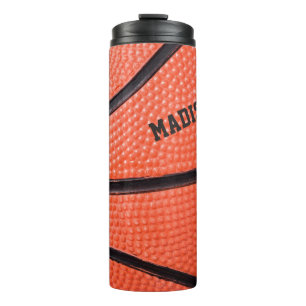 Basketball-individuelle Name Thermosbecher