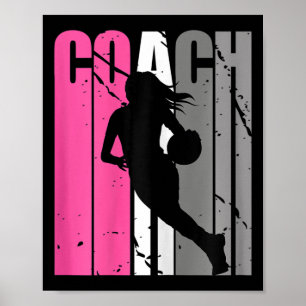 Basketball-Instruktorin Choreografin Basketb Poster