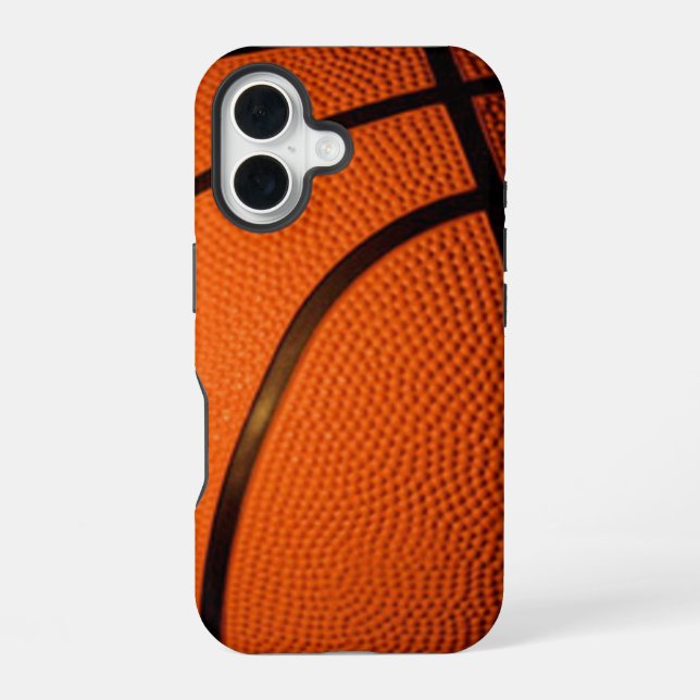 Basketball iPhone 16 Hülle (Rückseite)