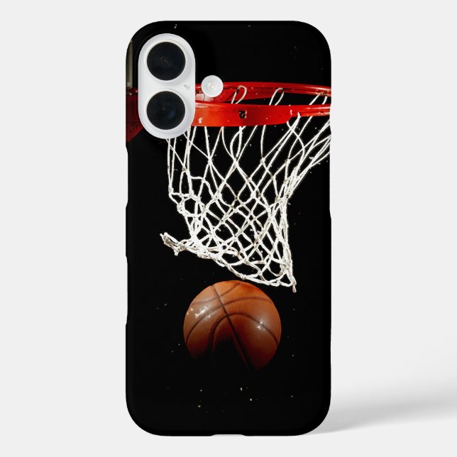Basketball iPhone 16 Hülle (Rückseite)
