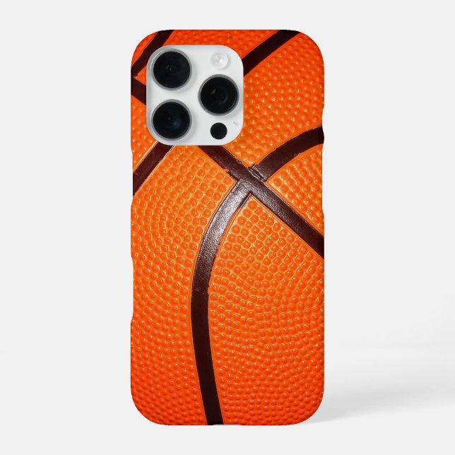 Basketball iPhone 16 Pro Hülle (Rückseite)