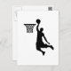 Basketball is great sports postkarte (Vorne/Hinten)
