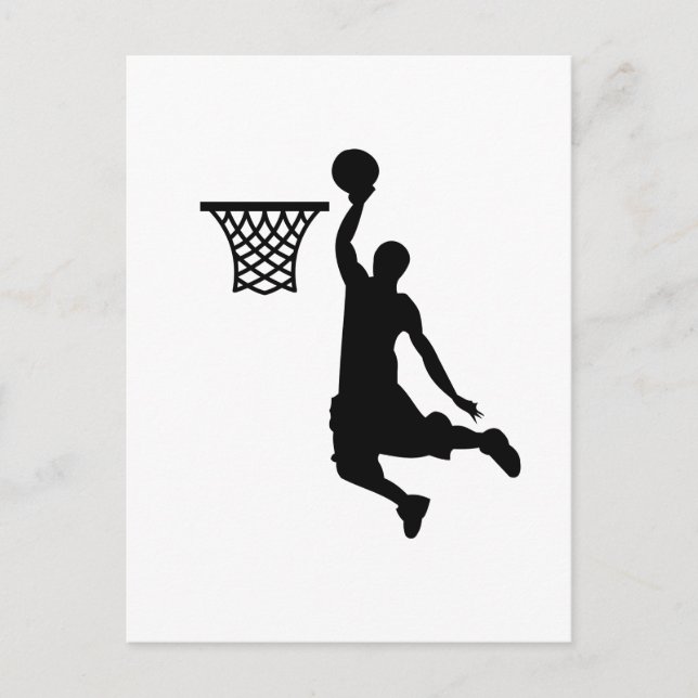 Basketball is great sports postkarte (Vorderseite)