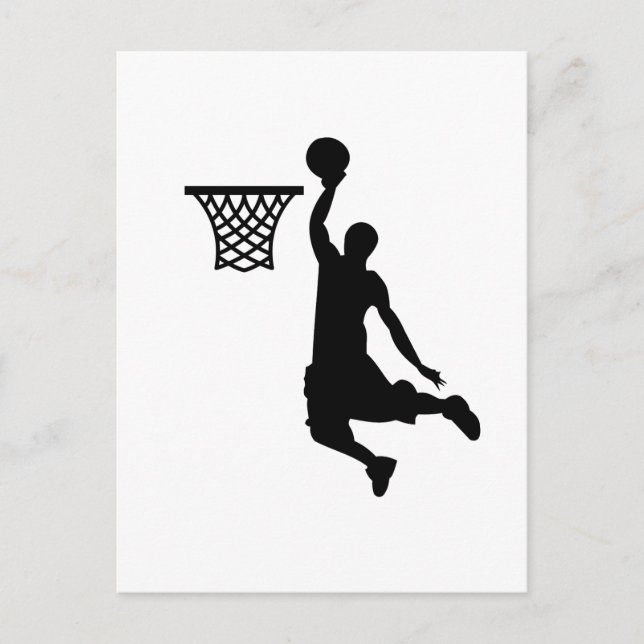 Basketball is great sports postkarte (Vorderseite)