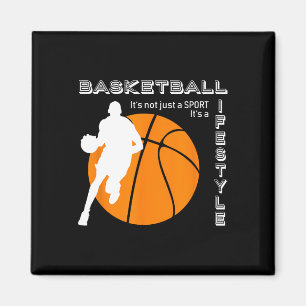 Basketball ist ein Lifestyle - Basketball Magnet