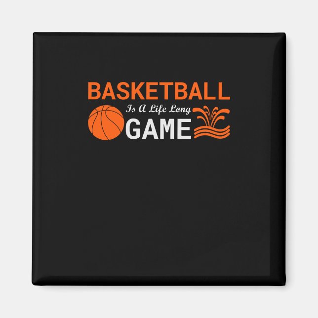 Basketball ist lang magnet (Vorne)