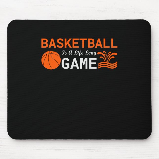 Basketball ist lang mousepad (Vorne)