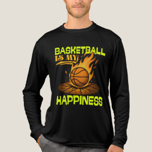 Basketball ist mein Glück Tri-Blend Shirt