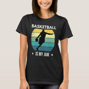 Basketball ist mein Jam Sports Dunk Vintag Retro S T-Shirt