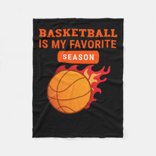 Basketball ist mein Lieblingssaison Basketball Lov Fleecedecke