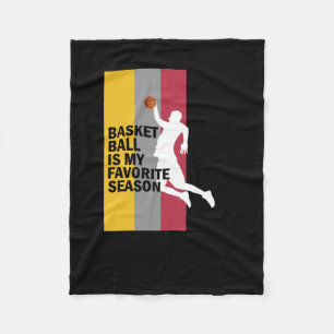 Basketball ist meine Lieblingssaison 10 Fleecedecke