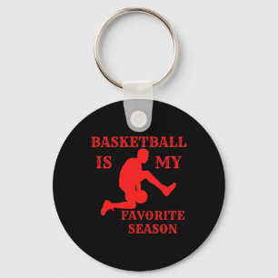 Basketball ist meine Lieblingssaison 7 Schlüsselanhänger