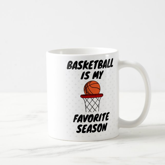 Basketball ist meine Lieblingssaison 8 Kaffeetasse (Rechts)