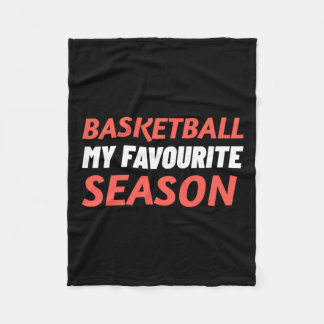 Basketball ist meine Lieblingssaison Fleecedecke